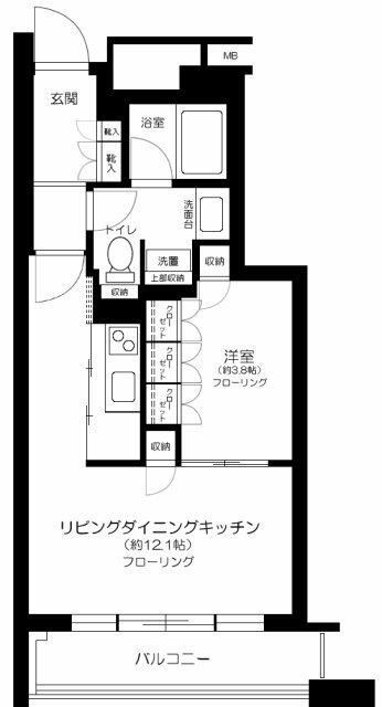 パークコート神宮前の間取り