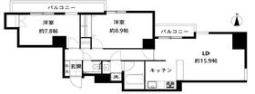 六本木ヒルズレジデンス Dの間取り