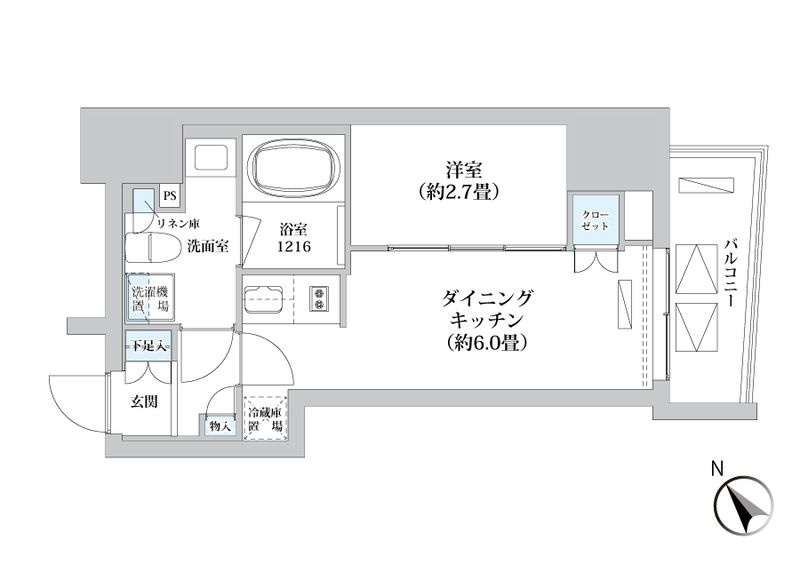 Ｌｕｍａ高輪の間取り