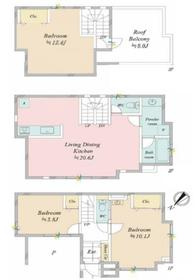 恵比寿4丁目戸建の間取り
