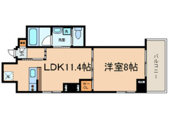 オーソン両国の間取り|間取りです。