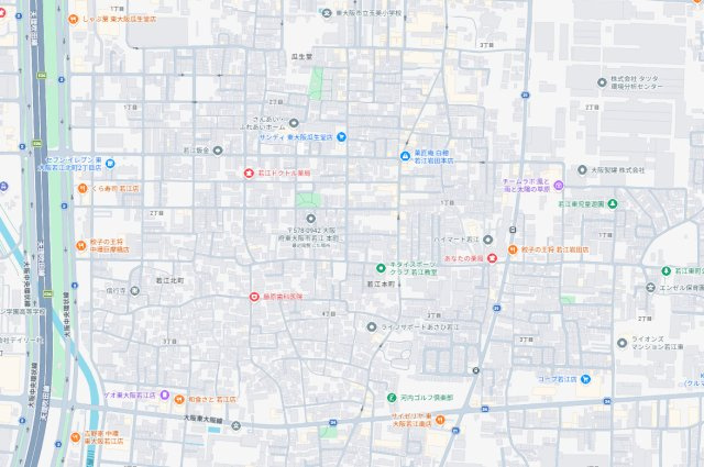東大阪市若江本町　第1期　新築一戸建ての地図