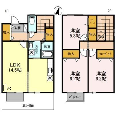 【間取り】 | エスト・エトワール　Ａ