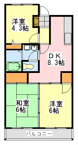 【間取り】 | ファミーユ浜野