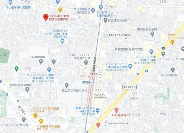 プレセダンヒルズ向島Eastの地図