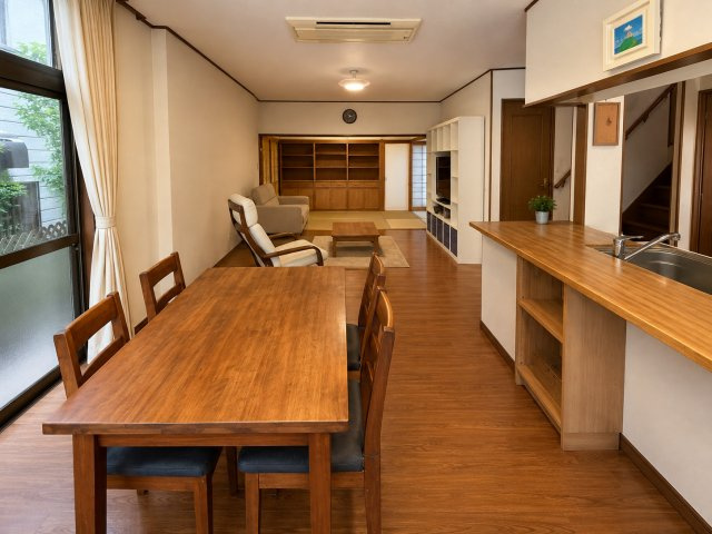 江戸川区南小岩2丁目中古住宅のキッチン|ダイニングキッチン