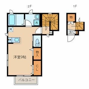 コーポ・アガートの間取り|間取りです。