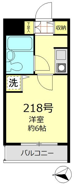 グローリア初穂高田馬場の間取り