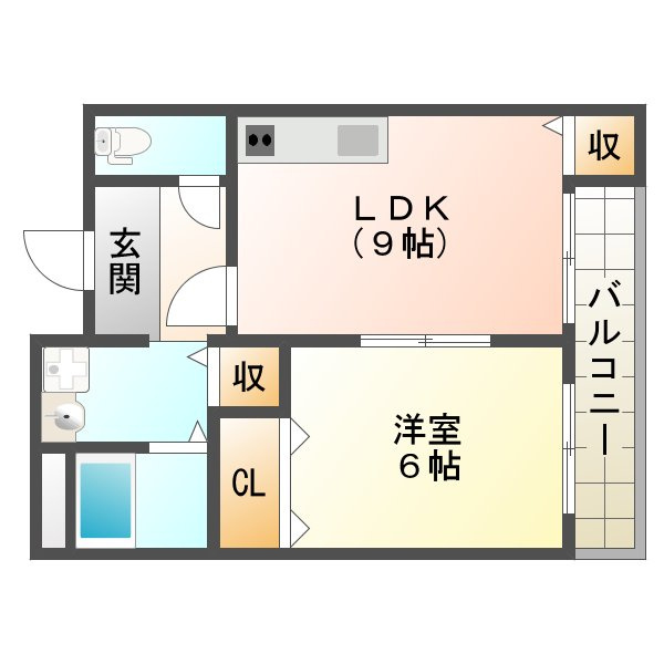 リアルティ垂水海岸通の間取り