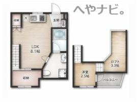 【間取り】 | iMezoN(アイメゾン) | ※AIによる作成間取りです
