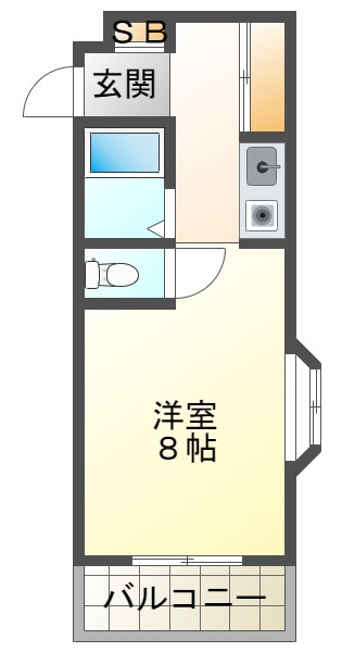 レジデンスアゼリアの間取り