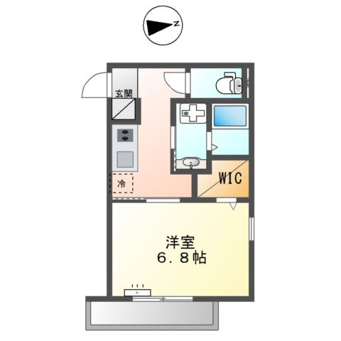パシフィカ二日市駅前の間取り