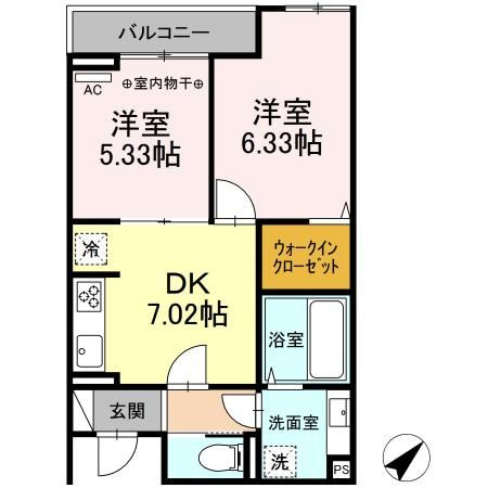 エクセリア早宮の間取り