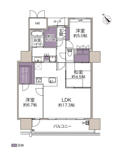 【間取り】 | MJRザ千早☆仲介手数料無料☆