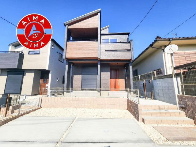 糟屋郡宇美町神武原1丁目第2-3棟（3号棟）の外観：施工例|デザイン性のある外観です。