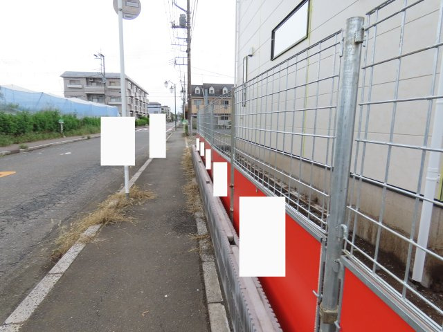 鶴ヶ島市富士見新築戸建の前面道路含む現地写真