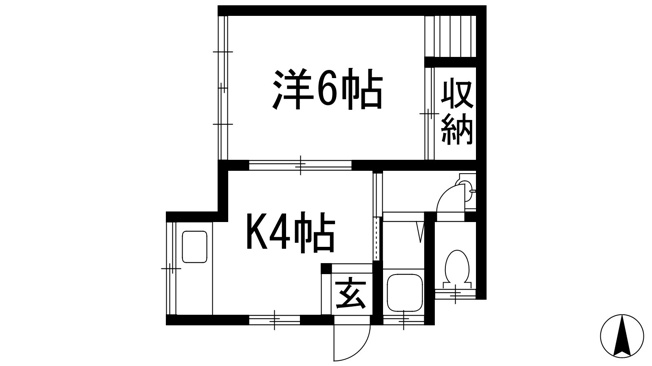 【間取り】 | 星野文化3（宇保町アパート）