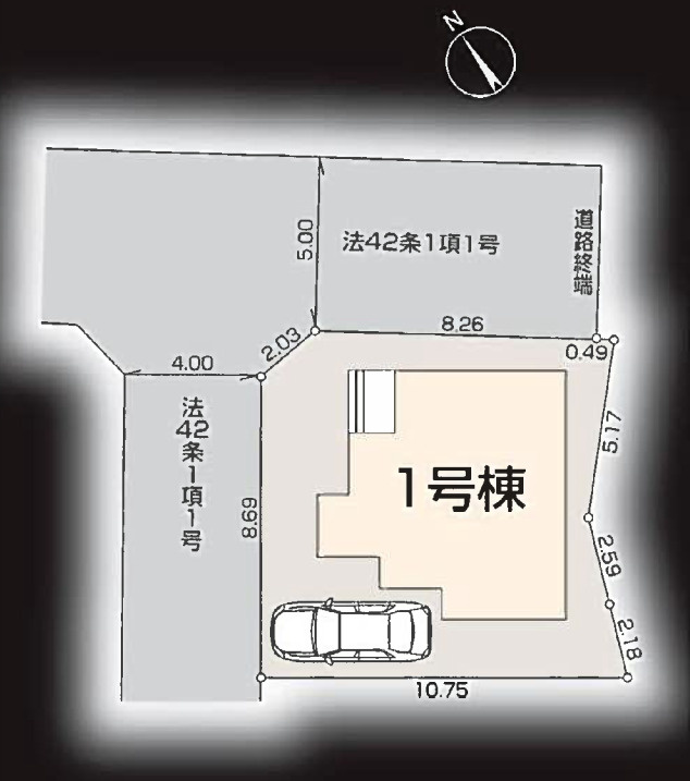 新築／入間郡三芳町藤久保　第7の区画図|駐車スペースあり！（車種による）