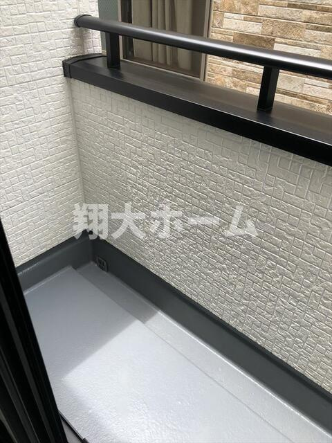 クレスト飛鳥山のバルコニー