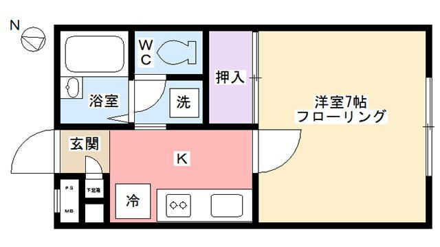 カルナ横浜の間取り