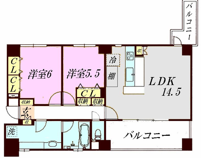 【間取り】 | コスモ和光ステーションフロント