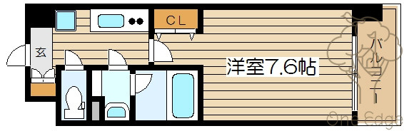 レジュールアッシュJUSOの間取り