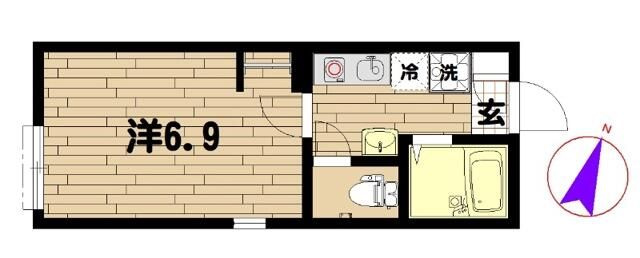 ガーランド鶴見中央の間取り