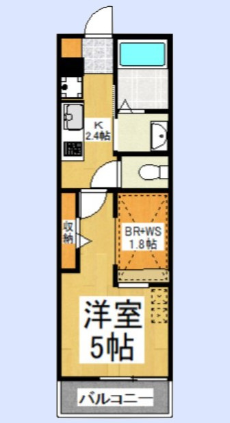 ヴィラージュの間取り