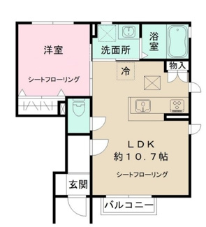 【間取り】 | チェリーコートⅡ | 間取りです。