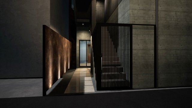 ラチューン文京小石川のエントランス