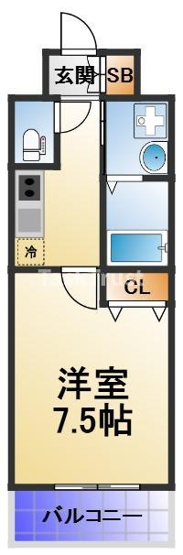 【間取り】 | ブランブリエ京橋