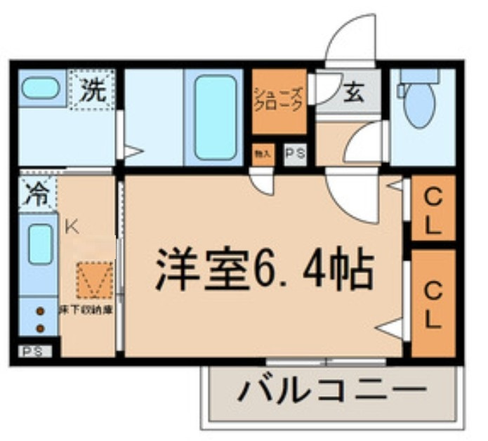 オデオンの間取り|間取りです。