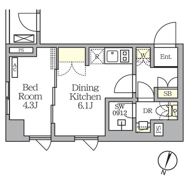 AIFLAT明大前の間取り