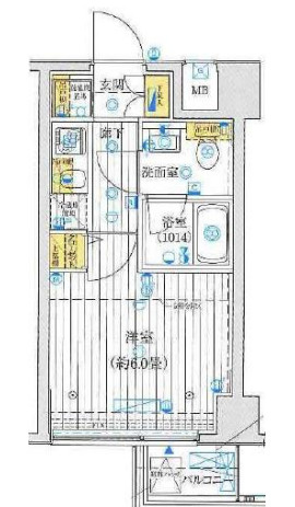 プレール・ドゥーク渋谷幡ヶ谷の間取り
