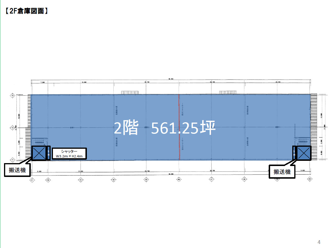 川越市大字笠幡の倉庫の間取り|2階