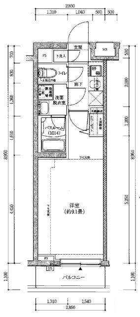 ロアール板橋桜川の間取り|間取りです。