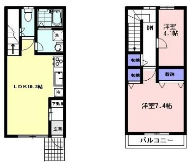 ホワイトヒルズの間取り
