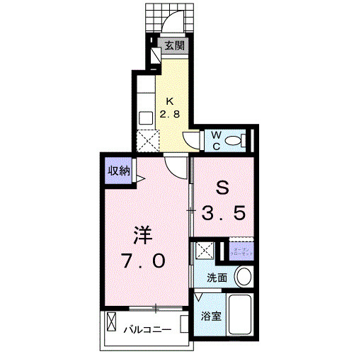ベルソレイユ壱番館　の間取り