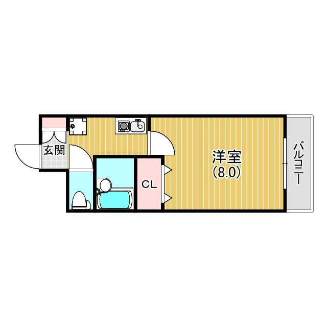 ラポール今津の間取り