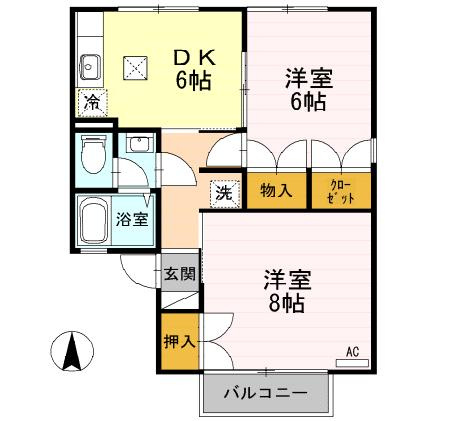 ライブリーパーク高橋の間取り