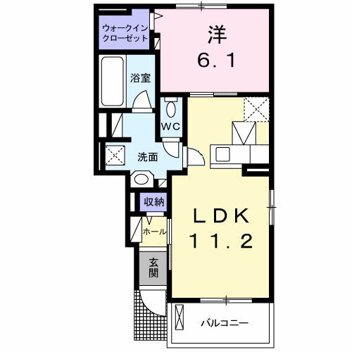 リヒト・コオリ　壱の間取り
