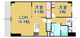 ラフィーネ武庫之荘の間取り