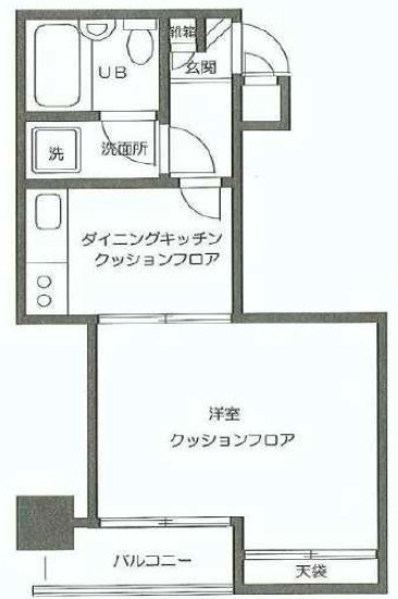 ライオンズマンション弥生町の間取り