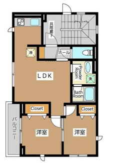 【間取り】 | キャピタル・ヴィラ | 間取りです。