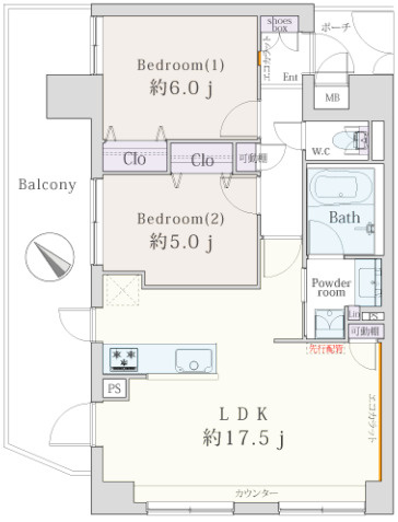 セルアージュ新横浜の間取り