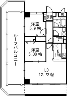 【間取り】 | リア・コンフォート | 間取りです。