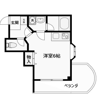 グランベール2号館の間取り