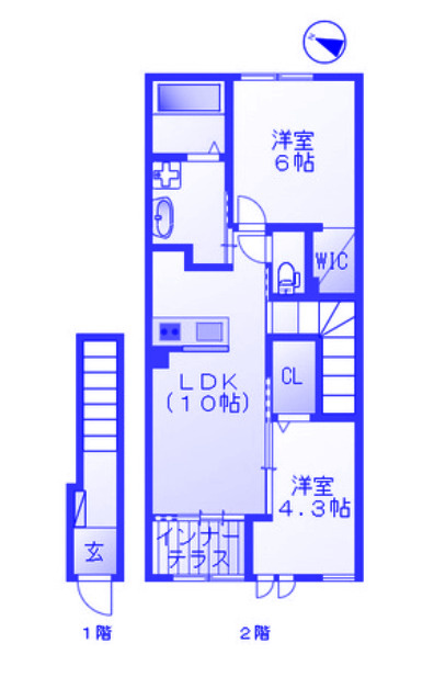 サラス　オーロの間取り
