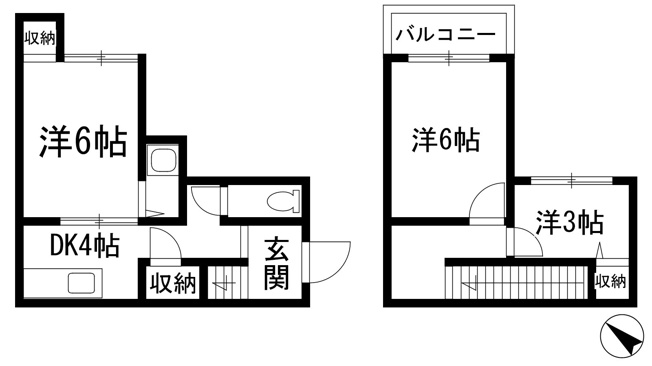 【間取り】 | 清荒神3丁目貸家