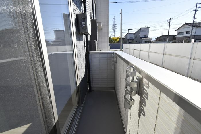 ルミナス掛尾町のバルコニー